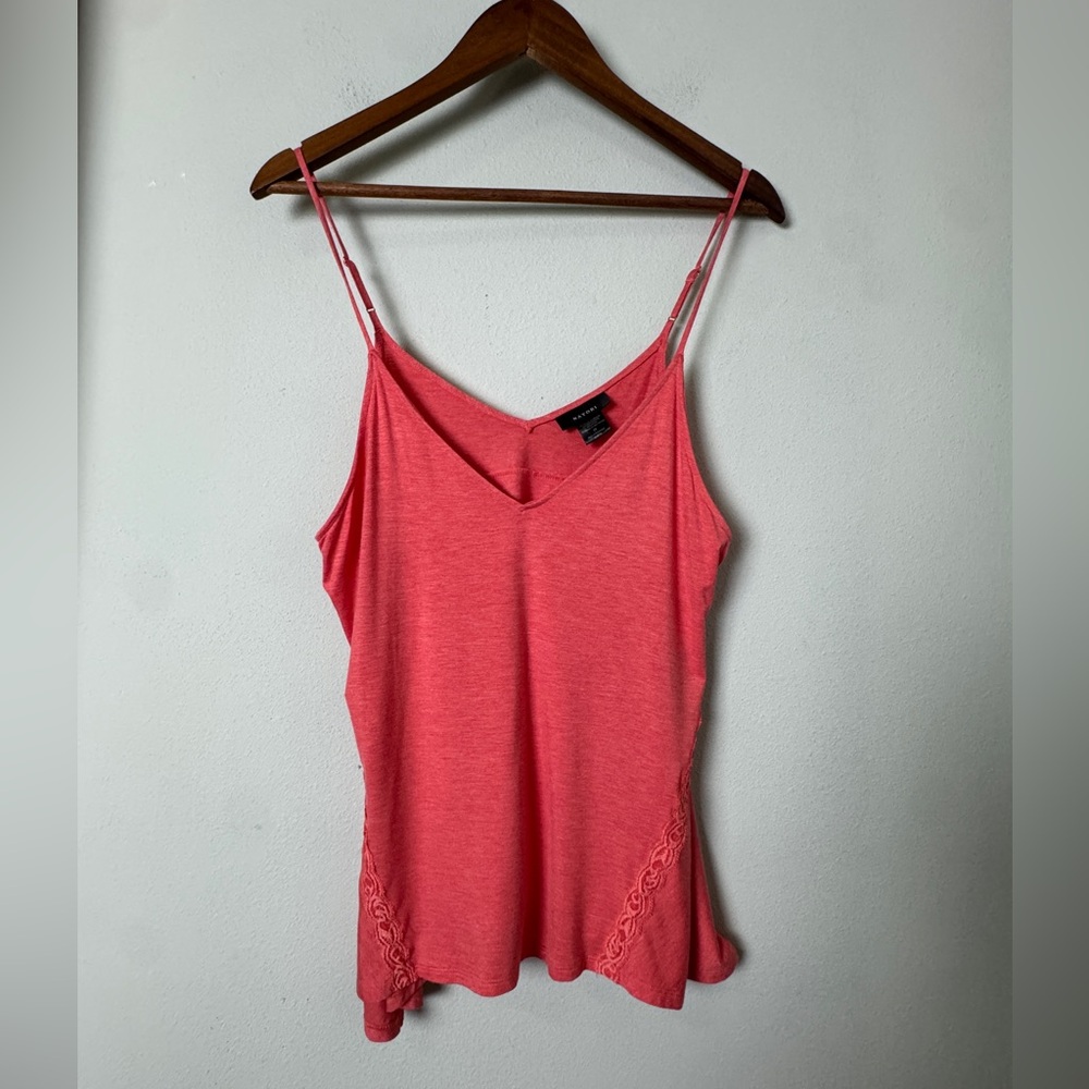 NWT Natori Coral Camisole Lace Detail Size Medium‎